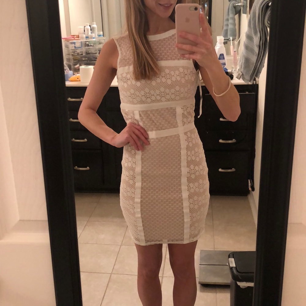 NWT Ali and jay white lace dress size xs